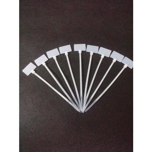 200pcs/lot 3*100mm Self-Locking Nylon Cable Ties with Label identified Tap for Network Cable Computer Cable Ties Wholesales