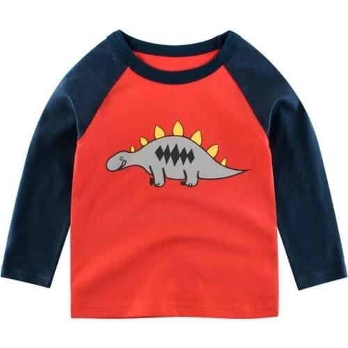 2019 Korean Childrens Long Sleeve T-shirt Boys' Bottoming Shirt Childrens Clothes Boys Sweatshirts