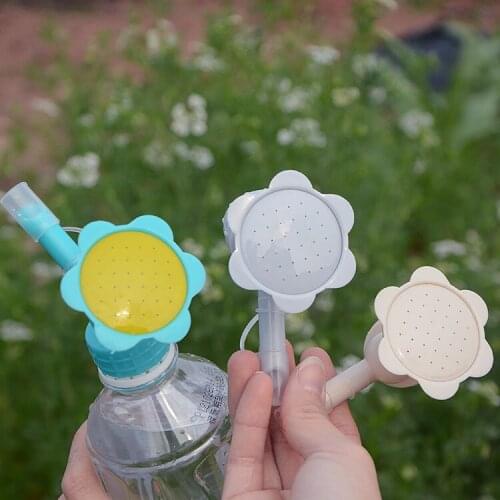 2In1 Bottle Cap Sprinkler Pot Watering Bottle Nozzle PVC Plastic Watering Little Nozzle Sprinkler Head Watering 3 Colors