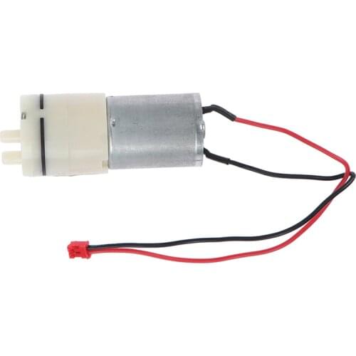 370 Air Vacuum Pump Air Motor Pump With Carbon Brush, DC 6V 3.2L/min Large Flow Oxygen Pump Sphygmomanometer Breast Pump