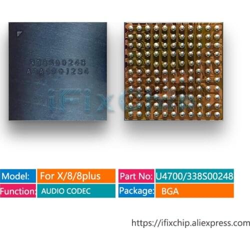 5pcs/lot 100% New U4700 CS42L75 For iphone x 8 8plus Big AUDIO CODEC IC Chip