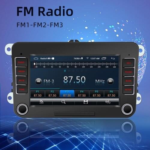 7 inch 1 Din For Android Car MP5 Player Bluetooth GPS Navigation Integrated Player Car radio undefined Car Stereo Radio For VW