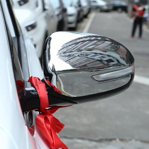 ABS Chrome Side Door Mirror Cover Rear View Trim Cap Overlay Decoration Sticker Car Styling 2pcs For Kia Sportage QL 2017 2018