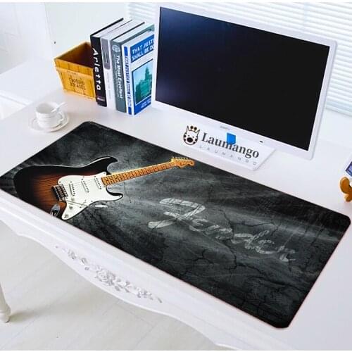 Diy Mouse Pad for Keyboards Accessories XXL Music Note Table Mat for Pc Deskmat Computer Desk Guitar Instrument Gaming Mousepad
