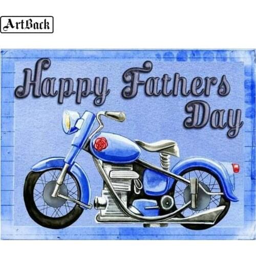 New 5d diy diamond painting motorcycle icon full square / round diamond embroidery cross stitch home decoration landscape