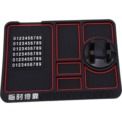 Car Navigation Mobile Phone Bracket Anti-skid Pad Car Center Console Instrument Panel Storage Mat Bracket Of Vehicle Navigation
