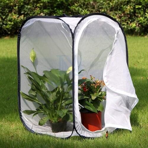 Free Shipping New Folding Plant Isolation Cover Portable Insect Bird Protection Network Butterfly Net Nini Garden Greenhouse