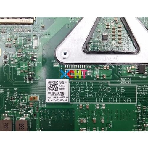 CN-01D45G 01D45G 1D45G w A6-5345M CPU 48.4W703.0SC for Dell Inspiron 5435 NoteBook PC Laptop Motherboard Mainboard Tested