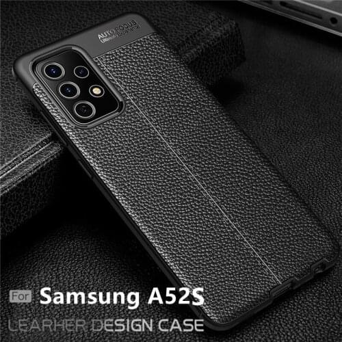 For Samsung Galaxy A52S Case For Samsung A52S Capas Back Shockproof Soft TPU Leather For Fundas Samsung A12 A22 A52 A52S Cover
