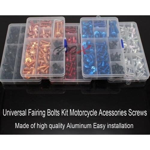 For Suzuki GSXR 600 750 1000 K3 K4 K5 K6 K7 K8 H1 Universal Screws Universal Fairing Bolts Kit Motorcycle Acessories Screws MOTO