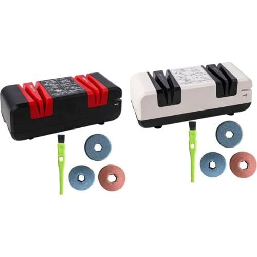 Electric Knife Sharpeners Automatic Professional Chef Quick Sharpening Machine USB for Kitchen All Knives Scissors