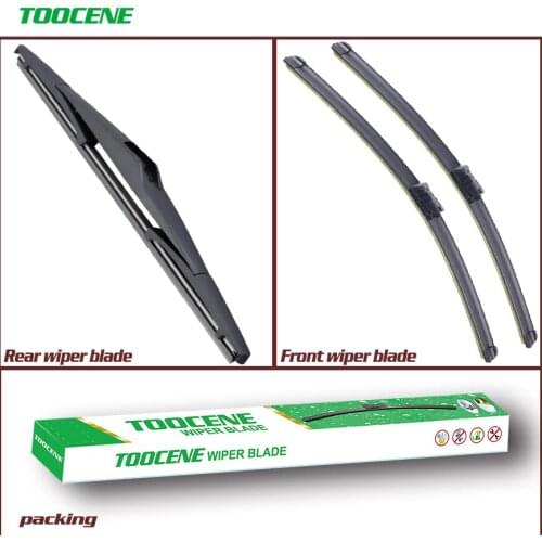 Front Rear Wiper Blades Set For Kia Ceed 2006-2009 Windshield Windscreen wiper For Hyundai I30 2007-2010 24"+18"+12"