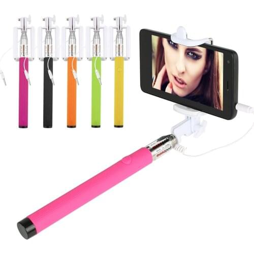 2019 New Universal Selfie Sticks Extendable Travel Handheld Self Timer Pole Artifact Palo Selfi Monopod Tripod for iPhone 7 Plus