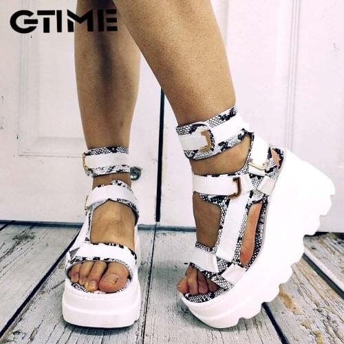 Brand New For Large Size 43 2021 On Sale In Stock Wedges High Heels Cool Summer Platform Sandals Women Casual Shoes#SJPAE-287