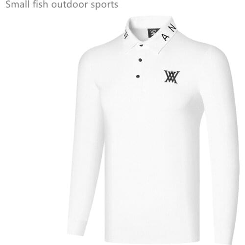 Spring and Autumn Long Sleeve New Golf T-shirt ANEW Mens Outdoor Sports and Leisure Polo Shirt
