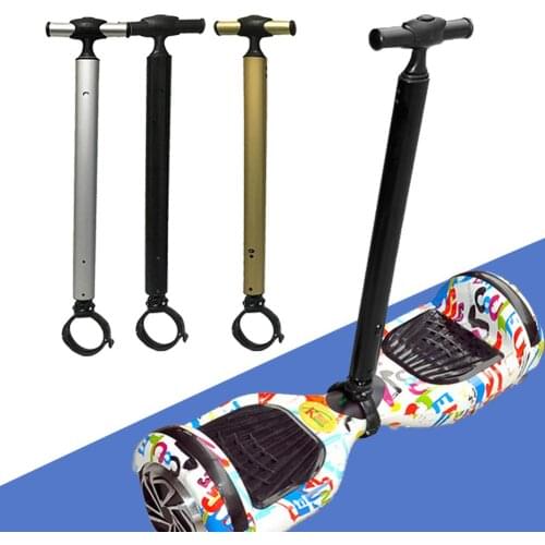 Stretchable Aluminum Alloy Balance Scooter Handle Bar Smart Hover Scooter Support Handlebar for 6.5" 10" Two Wheeled Scooter