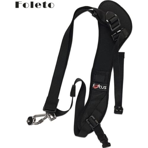 Foleto Focus F1 Quick Rapid Camera strap Single Shoulder Sling Black Belt Strap For canon nikon DSLR 7D 5D Mark II D800 A77 60D
