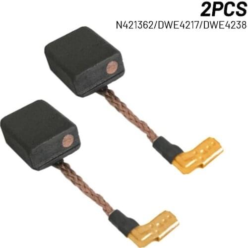 2 PCS Carbon Brush Angle Grinder Coals N421362/DWE4217/DWE4238 High Quality