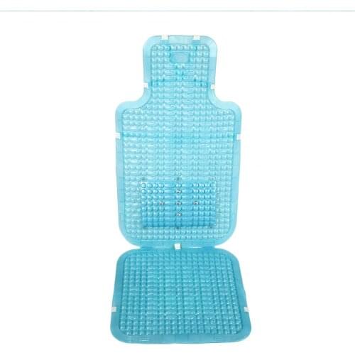 Universal Enjoyable Comfortable PVC Car Seat Cushion Cover Massage Therapy Lumbar Support Chair Cushions Pad Front & Rear Comple