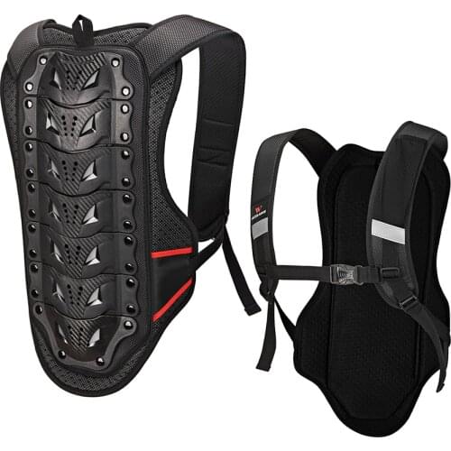 WOSAWE Motorcycle Back Support Motorcycle Protector Body Protection Protective Armor Vest Racing Riding Skiing Protective Gear