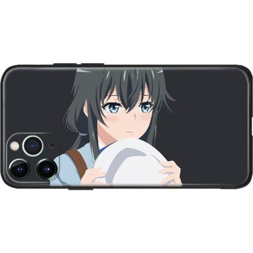 Yukino Yukinoshita Oregairu Soft Silicone Glass Phone Case Cover Shell For IPhone SE 6 6s 7 8 Plus X XR XS 11 12 Mini Pro Max