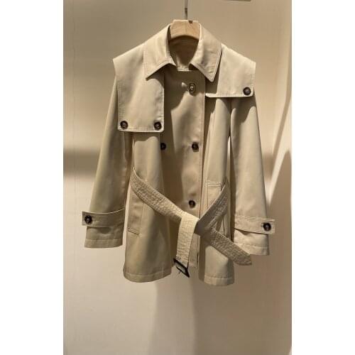 Luxury 2021AW Autumn Women High Quality Fashion Casual Trench Coat For Female Outerwear Gdnz 7.08