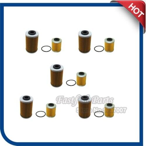 1st 2nd Oil Filter Set For Polaris Outlaw 450 MXR 525 IRS Long & Short Filters