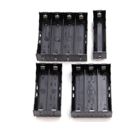 18650 Rechargeable Battery Case Holder Storage Box For 18650 Battery 3.7V Plastic Pole Smart Power Supply Batteries Clip Holder