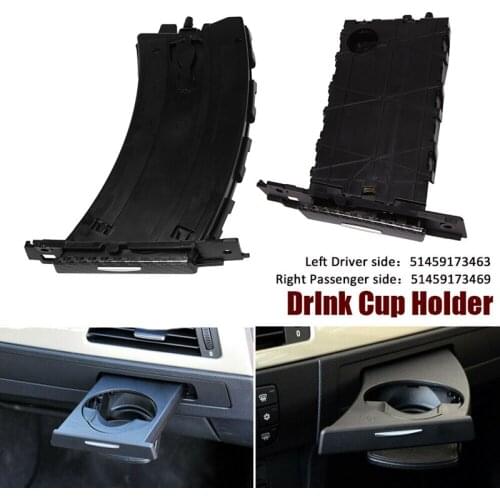 2 PCS Carbon Fiber Style Car Front Cup Holder for-BMW E90 E91 318I 325I 328I 2005-2012