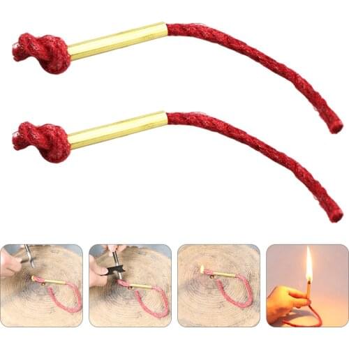 2Pcs Outdoor Camping Hiking Fire Starter Jute Rope Flame Starting Supplies