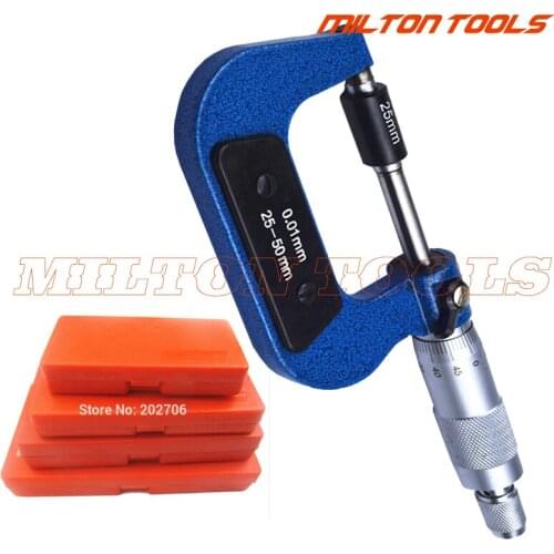 25-50mm outside micrometer 0.01mm micrometer measuring tools with cheap price