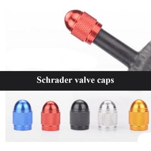 4pcs/lot Bicycle Tire Covered Protector Mountain Road Bike Schrader Valve Dustproof Bike Nozzle Cap Car MTB Bicycle Accessories