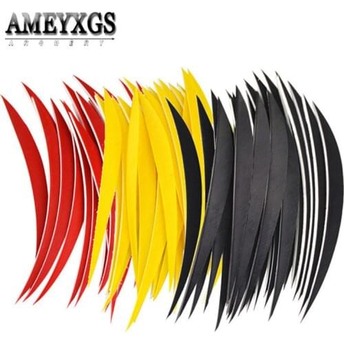 60pcs 5inch Turkey Feather Natural Arrow Feathers Shooting Practice Target Shot Right Wing Fletching Hunting Archery Accessories