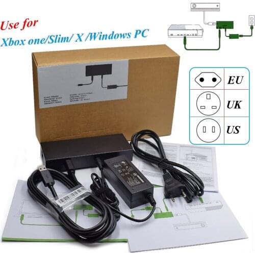 New Version Kinect 2.0 Sensor Ac Adapter Power Supply for Xbox One S/x/windows Pc Xboxone Slim/x Kinect Adaptor Accessories