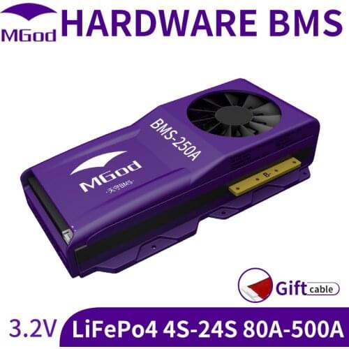 4S-24S 80A~500A Battery Pack with Balance Board for PCB With Low Temp Cutoff For Electric Scooter, RV, Solar System Lifepo4 BMS