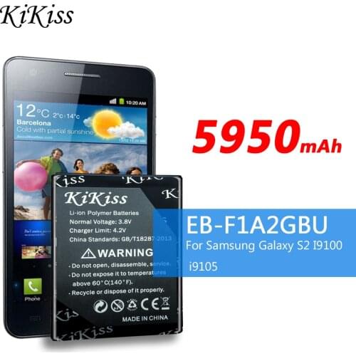 Mobile Phone Battery For Samsung Galaxy S2 GT-i9100 i9100 i9108 i9103 I777 i9105 i9050 i847 i9101 i9188 SII EB-F1A2GBU Bateria