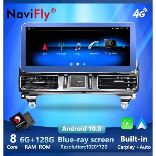 Android 10.0 Car Multimedia Radio Player GPS For Mercedes benz ML ML-Class W166 GL X166 Built-in Carplay Auto 4G LTE 6G+128G