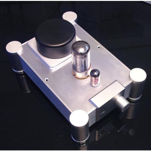 Finished 6N5P + 6N11 Class A single-ended tube headphone stereo amplifier