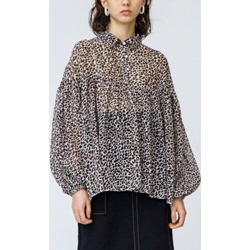 HIKOSAKA Leopard Blouses