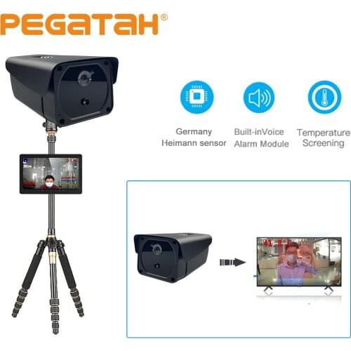 1080P face recognition temperature recognition fever detection security camera Face recognition camera thermal imager cameras