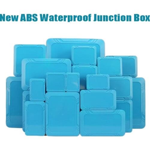 Waterproof Blue ABS Plastic Project circuit board control Junction Box Storage Case Enclosure Housing Case Electronic Supplies