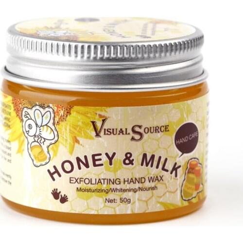 Honey Hand Mask Wax Moisturizing Skin Care Paraffin Bath Sodium Whitening Spa Exfoliating Hands Care Cream TSLM2