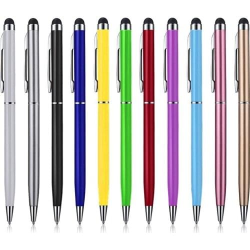 1pc Mini 14cm Mobile Phone Stylus Fine Point Round Thin Tip Capacitive Touch Screen Stylus Pen Universal For iPad For iPhone