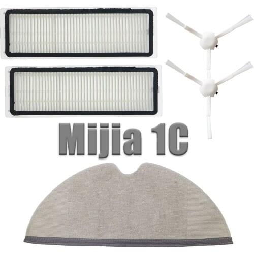Dreame F9 Robot Vacuum Cleaner Spare Parts Kits For Xiaomi MI Robot Vacuum-Mop Mijia 1C STYTJ01ZHM Side Brush Hepa Filter Mop