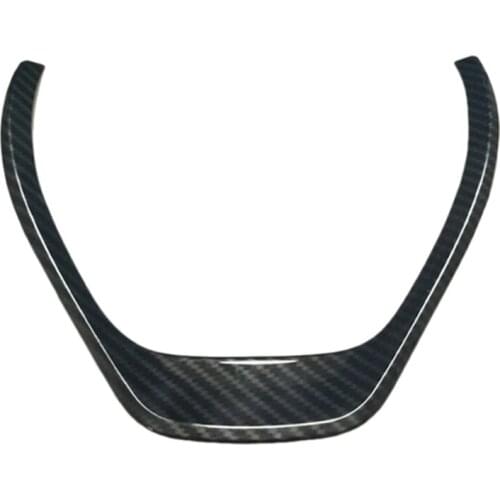 Carbon Fiber Steering Wheel Trim Cover for -BMW 3 Series F30 F31 2013 - 2019 Interior Decoration ABS