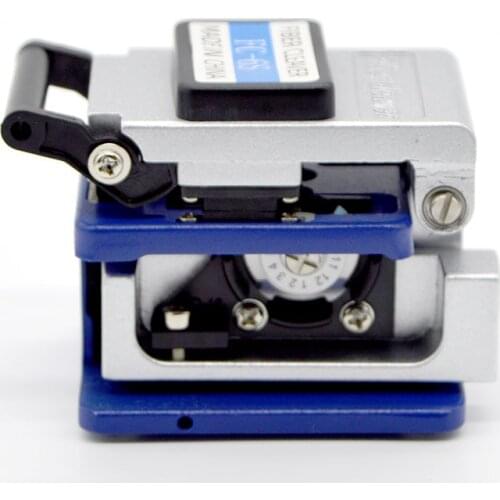 1PCS New FC-6S Fiber Cleaver Metal Body With 12 Blades FTTH Fiber Optic Cable Cold Splicing Tool Cutter Free Shipping To Brazil