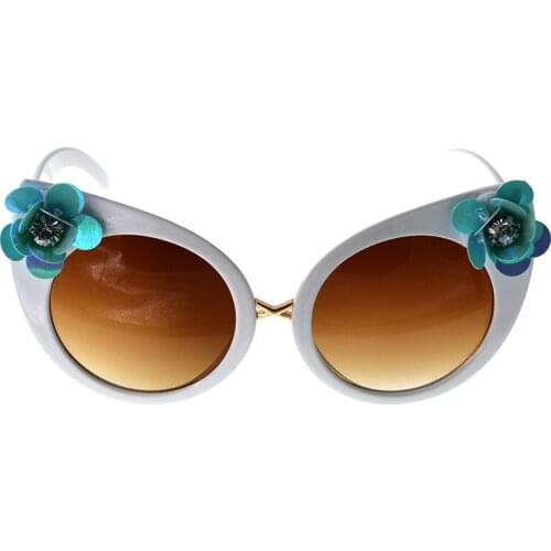 Summer Oculos Vintage Retro Baroque Rose Flowers Sunglass for Women Brand Design Cat Eye Ladies Sun Glasses Fashion Women Gifts