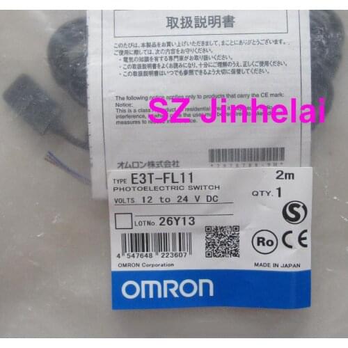 OMRON E3T-FL11 Authentic original Photoelectric switch 2M 12-24VDC