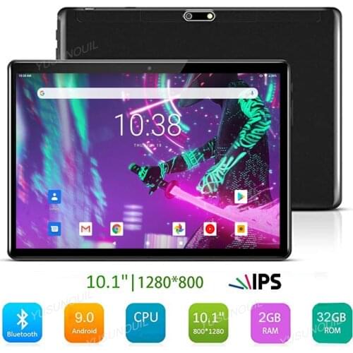 Super Glass Phone Call Tabl 10 inch Tablet Pc Google Play Android 9.0 Tablet WiFi Bluetooth GPS Android 10.1 inch Tab+Free Gifts