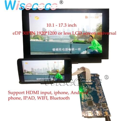 EDP 30pin 1920 *1200 or Less Lcd Controller Board Universal WIFI Bluetooth-compatible Android Wirecast Airplay Miracast